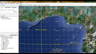 Google Earth Hemisferios coordenadas y husos [upl. by Moina]