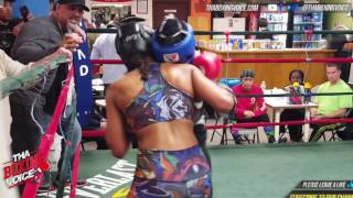 Amanda Serrano vs Cindy Serrano [upl. by Ruiz]