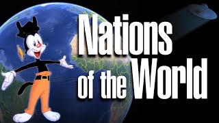 The Nations and flags of the World with Yakko Warner 1993 [upl. by Havard595]