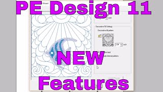 PE Design 10 to PE Design 11new embroidery machine stitchesquilting [upl. by Vitus]