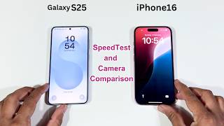 Samsung Galaxy S25 vs iPhone 16 Speed Test and Camera Comparison [upl. by Iliam]