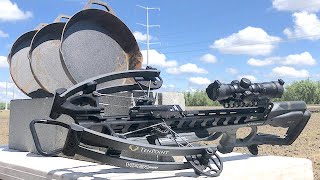 Crossbow vs cast iron skillets TenPoint viper s400 [upl. by Yelserp334]