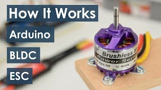 How Brushless Motor and ESC Work and How To Control them using Arduino [upl. by Oniluap]