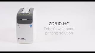 Zebra ZD510HC Wristband Printer [upl. by Sherye]