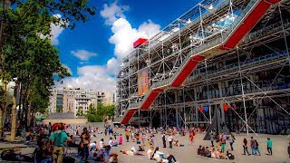 A Walk Around The Pompidou Center Paris [upl. by Oznecniv211]