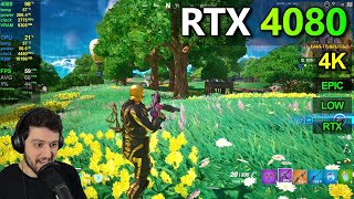 RTX 4080  Fortnite Chapter 4  This Looks Gorgeous [upl. by Akinaj]