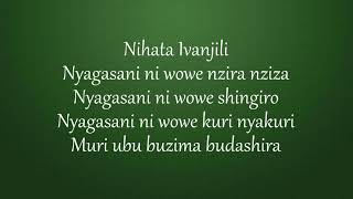 Kizito Mihigo  Nifuza kugusanga Nyagasani Lyrics [upl. by Saudra293]