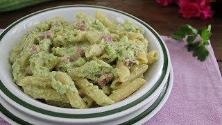 PASTA ALLA CREMA DI ZUCCHINE E PANCETTA facile e cremosa [upl. by Durnan241]