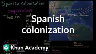 Spanish colonization  Period 1 14911607  AP US History  Khan Academy [upl. by Duwad]