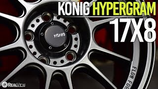 KONIG HYPERGRAM MATTE GREY 17x8 [upl. by Winikka]