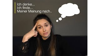 Redemittel Meinung äußern B1B2 Deutsch lernen Diskussion [upl. by Furtek]