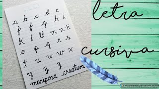 CÓMO ESCRIBIR EN LETRA CURSIVA [upl. by Oneg343]