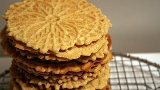 How to Make Homemade Italian Pizzelle Cookies [upl. by Akeber488]