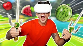 THE GREATEST FRUIT NINJA EVER Fruit Ninja VR 2 [upl. by Jollanta]