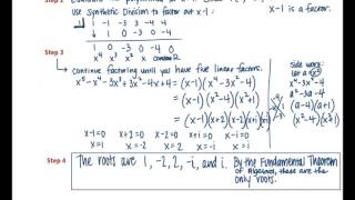 Algebra 2 56 The Fundamental Theorem of Algebra [upl. by June]