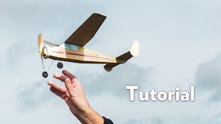 How To Wind Up a Rubber Model Aircraft [upl. by Shellans]