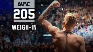 UFC 205 Official Weighin [upl. by Fennie]