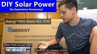 Build Your First Solar Power System Beginner Tutorial Easily Explained Budget Friendly [upl. by Sheets]