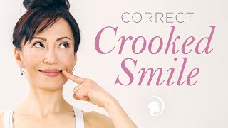 Correct Crooked Smile With One Simple Exercise [upl. by Klaus384]