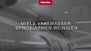 Miele Vaatwasser Sproeiarmen reinigen [upl. by Siuqram371]