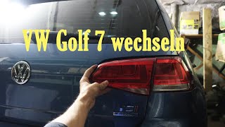 Rückleuchte ausbauen  VW Golf 7 Heckleuchte intern [upl. by Mandy612]