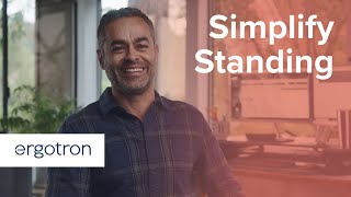 Simplify Standing With Ergotron WorkFitTL [upl. by Laktasic155]