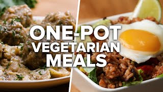 OnePot Vegetarian Meals [upl. by Ymrej]