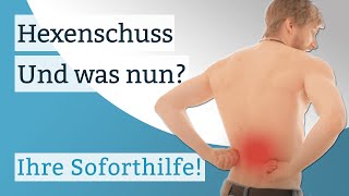 Hexenschuss  Und was nun Ihre Soforthilfe [upl. by Adonis]