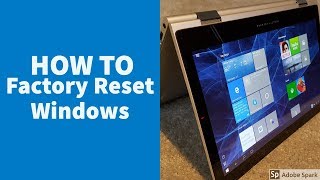 how to factory reset a Windows 10 tablet or laptop for resale [upl. by Tracy]