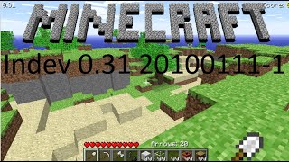 Minecraft Indev 031 Gameplay in 201001111 [upl. by Elatsyrc175]