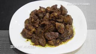 Hati Ampela Ayam Ungkep Bumbu Kuning  Rempelo Ati Bumbu  Indonesian Foods [upl. by Zetniuq444]