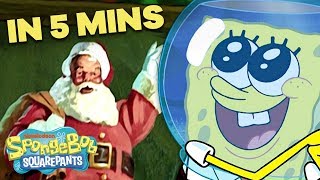 SpongeBob “Christmas Who” Holiday Special 🎅 in 5 Minutes [upl. by Neerac412]