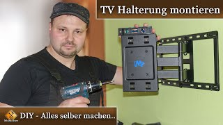 TV Wandhalterung montieren  Anleitung [upl. by Talanian]