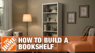 DIY Bookshelf – Simple Wood Projects  The Home Depot [upl. by Atiuqan349]