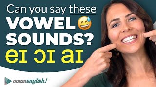 Pronunciation Practice 👄 Difficult Vowel Sounds DIPHTHONGS [upl. by Gerk889]