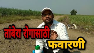 ऊसावरील तांबेरा रोगासाठी फवारणी [upl. by Anovahs]