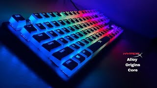 HyperX Alloy Origins Core TKL  Review  Pudding Keycaps White [upl. by Anitsirhcairam]