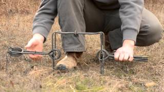 Fur Trapping  How to set a Conibear Trap [upl. by Iht]