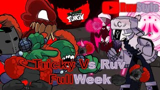 FNF Ruv Vs Tricky  Full Week Premiere Mod [upl. by Massimo]