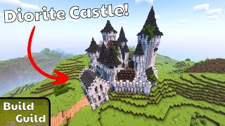 Diorite Castle in MInecraft [upl. by Auka154]