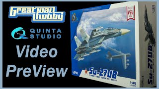 GWH 148 Su27UB FlankerC and Quinta Studio 3D decals detailed video preview [upl. by Tony380]