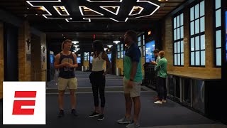 A football allaccess tour of the Notre Dame campus with Maria Taylor  ESPN [upl. by Airogerg]