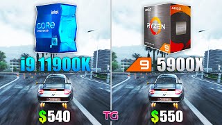 Core i9 11900K vs Ryzen 9 5900X  Test in 10 Games [upl. by Alicia753]