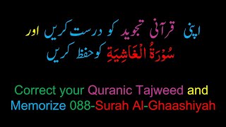 Memorize 088Surah AlGhaasheyah complete 10times Repetition [upl. by Animsay]