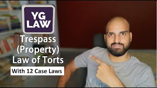 TRESPASS  Trespass to land chattels and person  Law of Torts  Animated Version [upl. by Aiza]