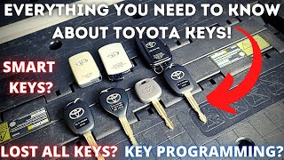 All you need to know about Toyota Keys Mechanical and Smart keys [upl. by Laws]