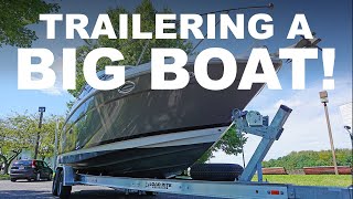 Trailering a Big Boat [upl. by Brinna]