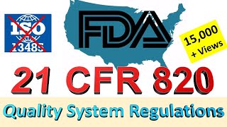 21 CFR Part 820  Quality System Regulation  21 CFR 82030 Medical Device Design Control Guidelines [upl. by Ydderf]