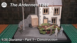 The Ardennes 1944 Jagdpanzer 38t  Part 1  Construction  135 WW2 Diorama [upl. by Nilyad724]