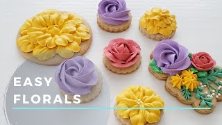 Royal Icing Flowers amp Leaves for Beginners [upl. by Mraz688]